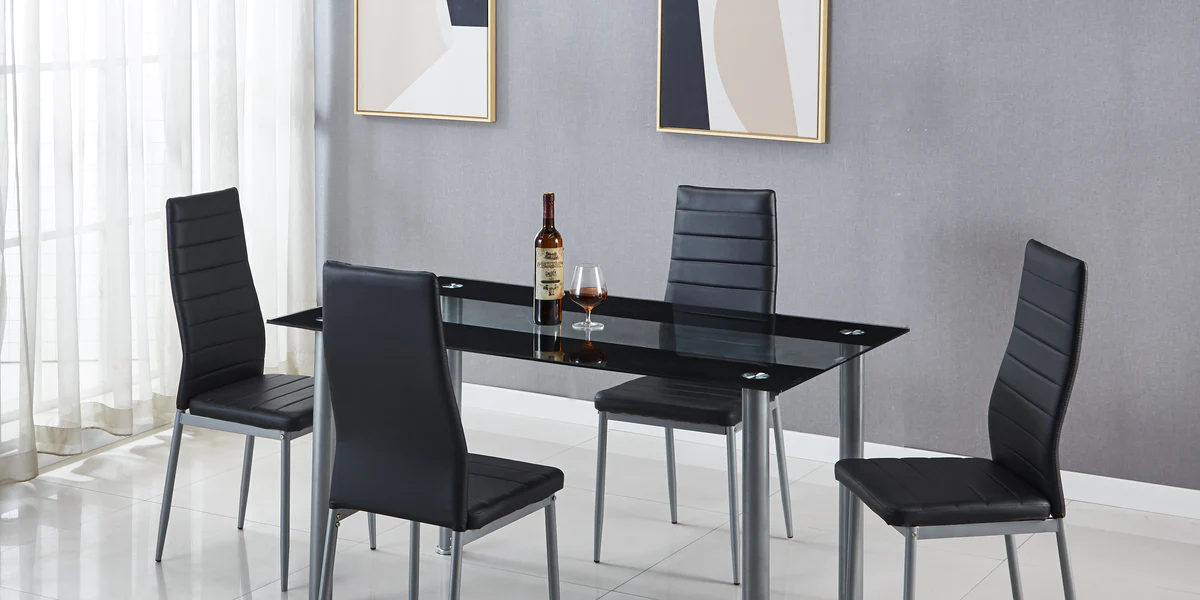 Best Dining Chairs For Glass Table 5 dining chairs for glass table